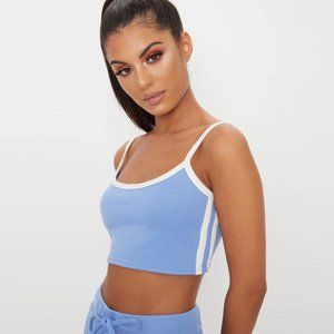 Baby Blue Cropped Tank